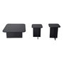 Hanah Home Juego de mesa de centro Blues - Black